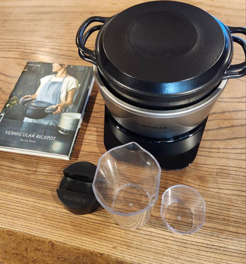 【極美品】バーミキュラ ライスポット 5合炊き ソリッドシルバー フルセット
