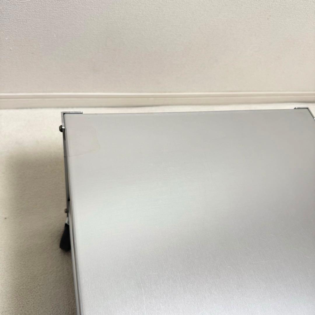 【廃盤・希少】無印良品 アルミ ローテーブル サイドテーブル　インダストリアル