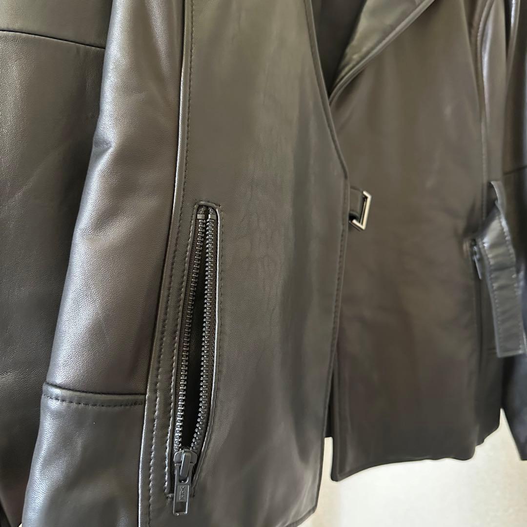 Antigravite Purple レザージャケット ブラック