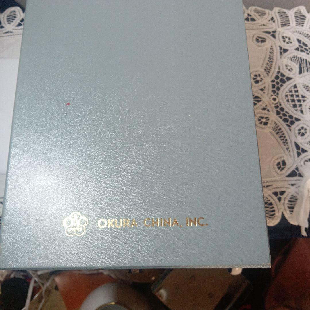 大倉陶園 金彩葡萄花器 箱付