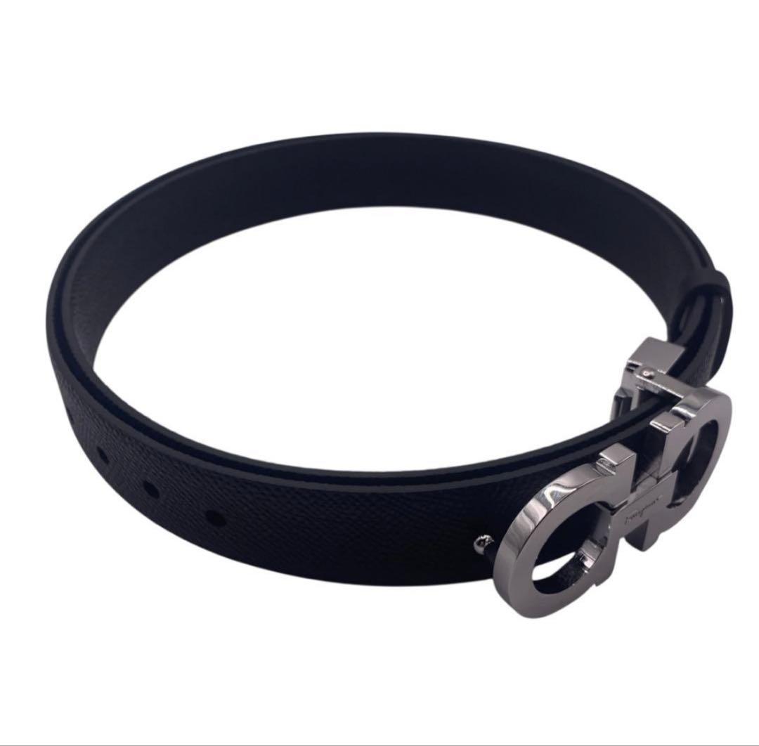 美品Ferragamo フェラガモ　ベルト リバーシブル　カット可 最大95cm