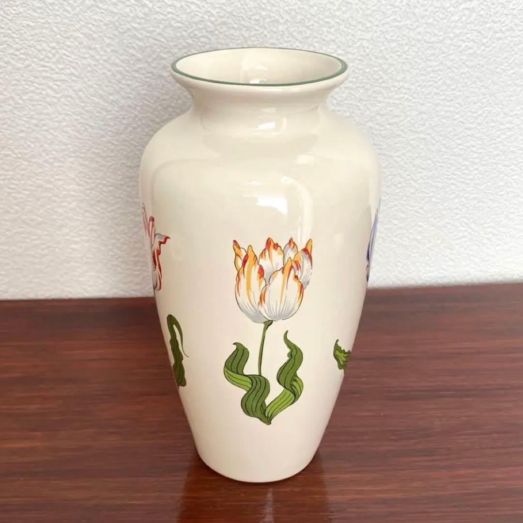 【美品】Tiffanyティファニー チューリップ 花瓶 フラワーベース 花器