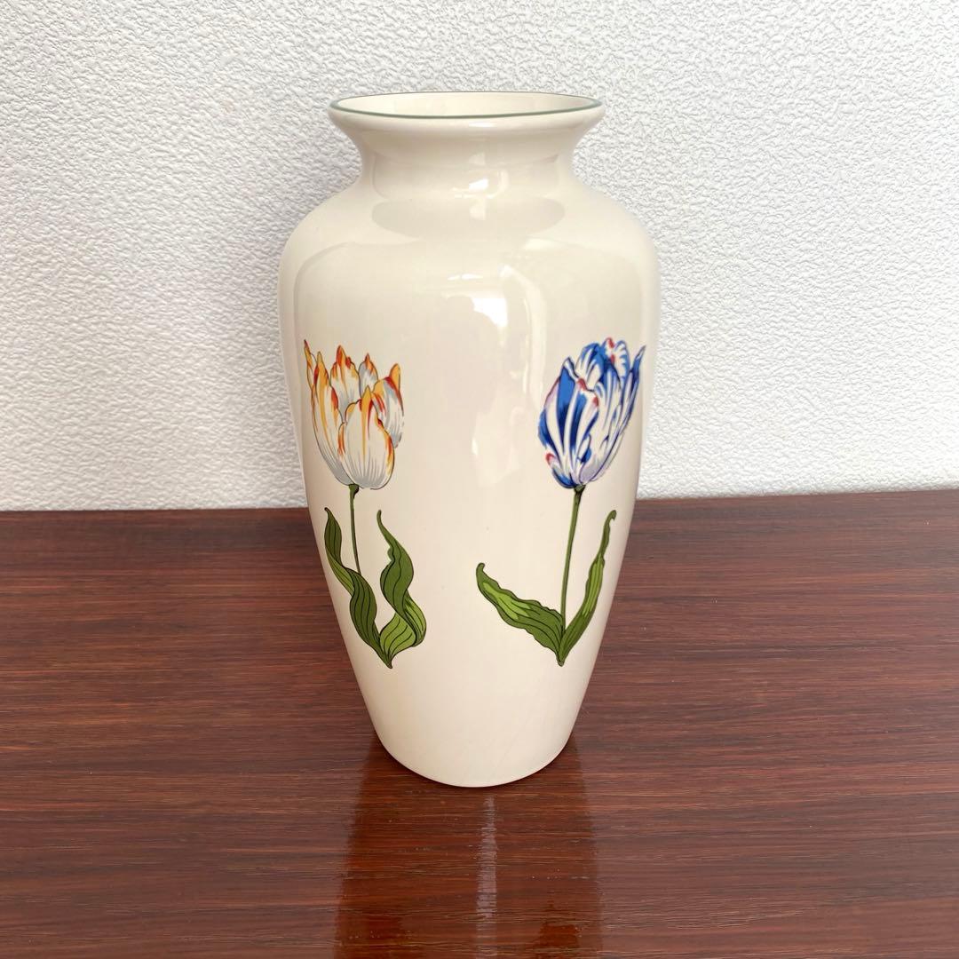 【美品】Tiffanyティファニー チューリップ 花瓶 フラワーベース 花器