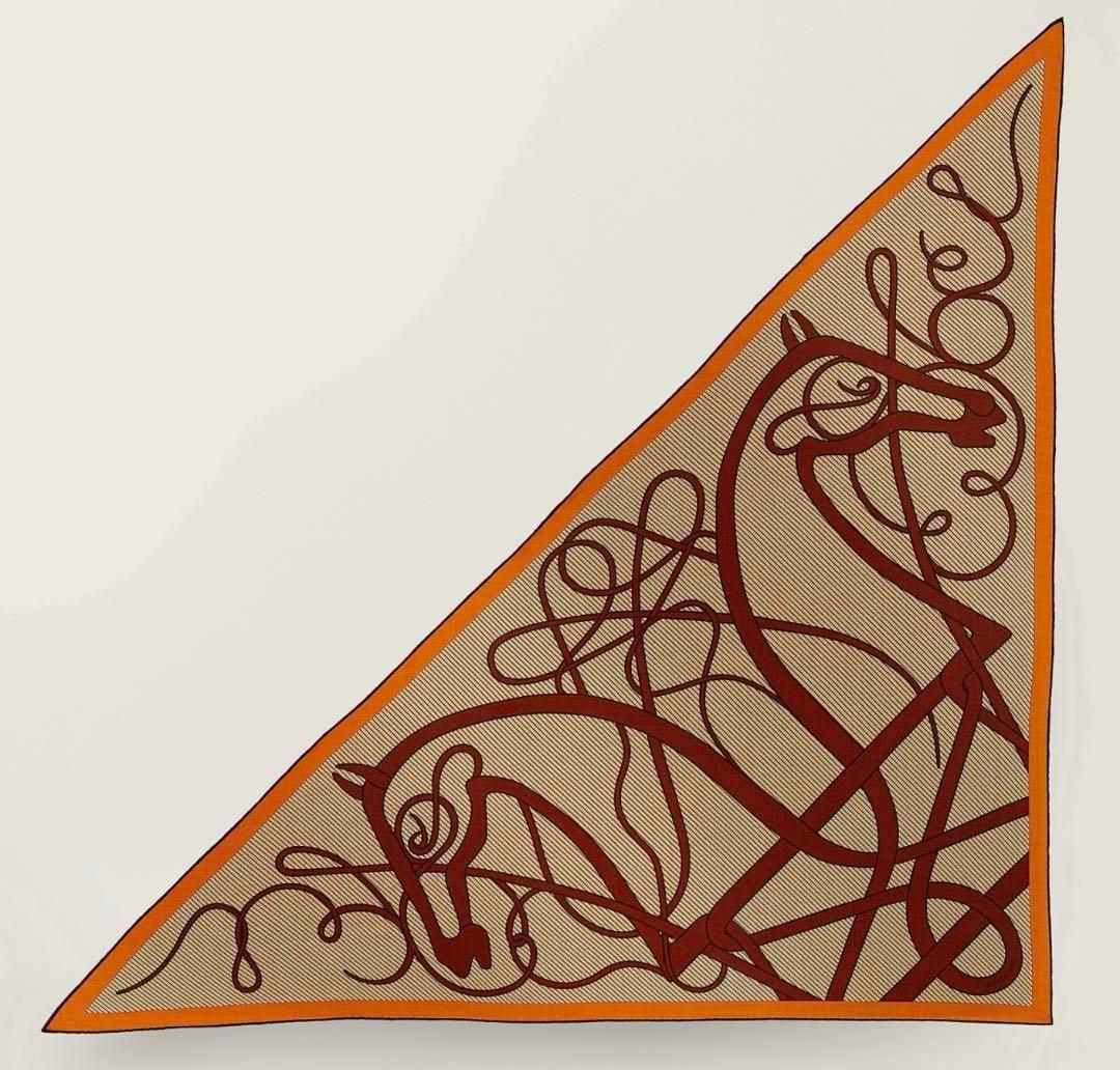 箱あり　HERMES エルメス　トライアングルジェアン　《鞭・シュミーズ》