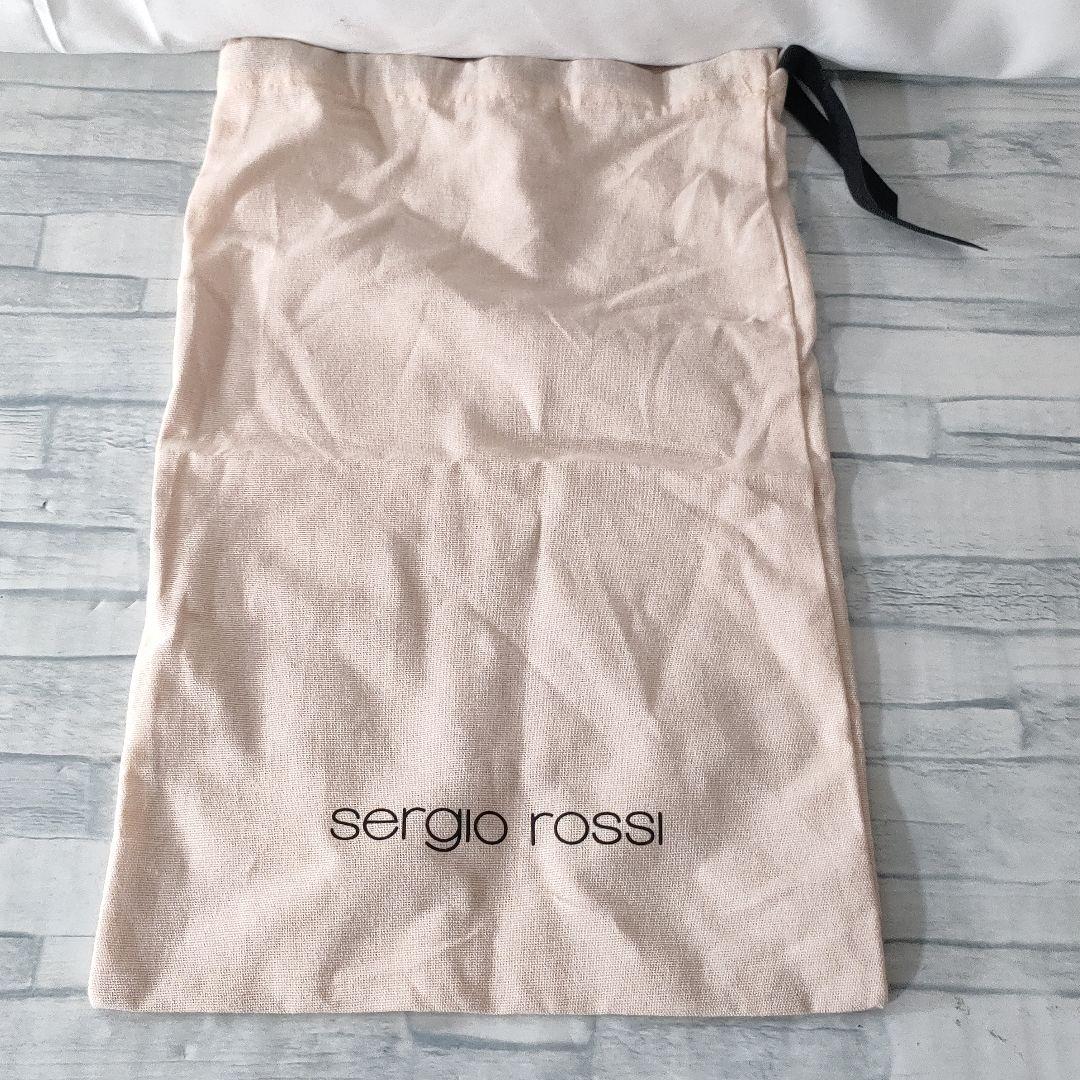 未使用品✨セルジオロッシ　sr1　スウェードパンプス　ブラウン×ゴールド　36