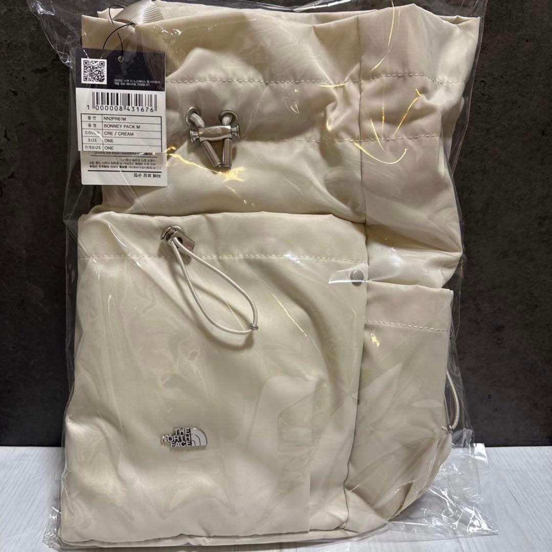 当日発送◎韓国限定❣️ノースフェイス ボニーパックM クリーム