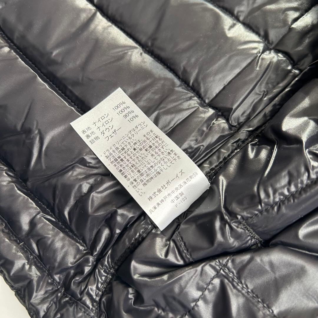 【正規品】ダントングレー　クールネックダウンジャケットレディース36