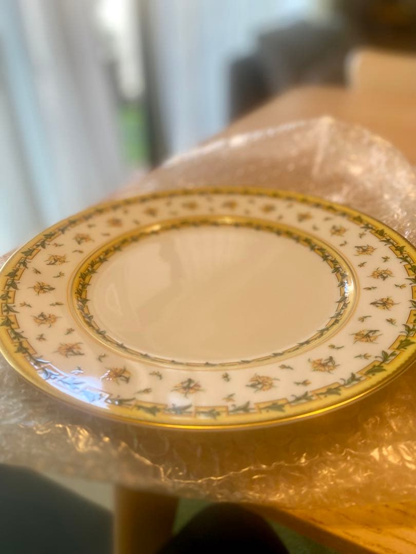 【新品、未使用】レイノー　リモージュ　 ブーゲンビリア　花柄　平皿　22.5cm