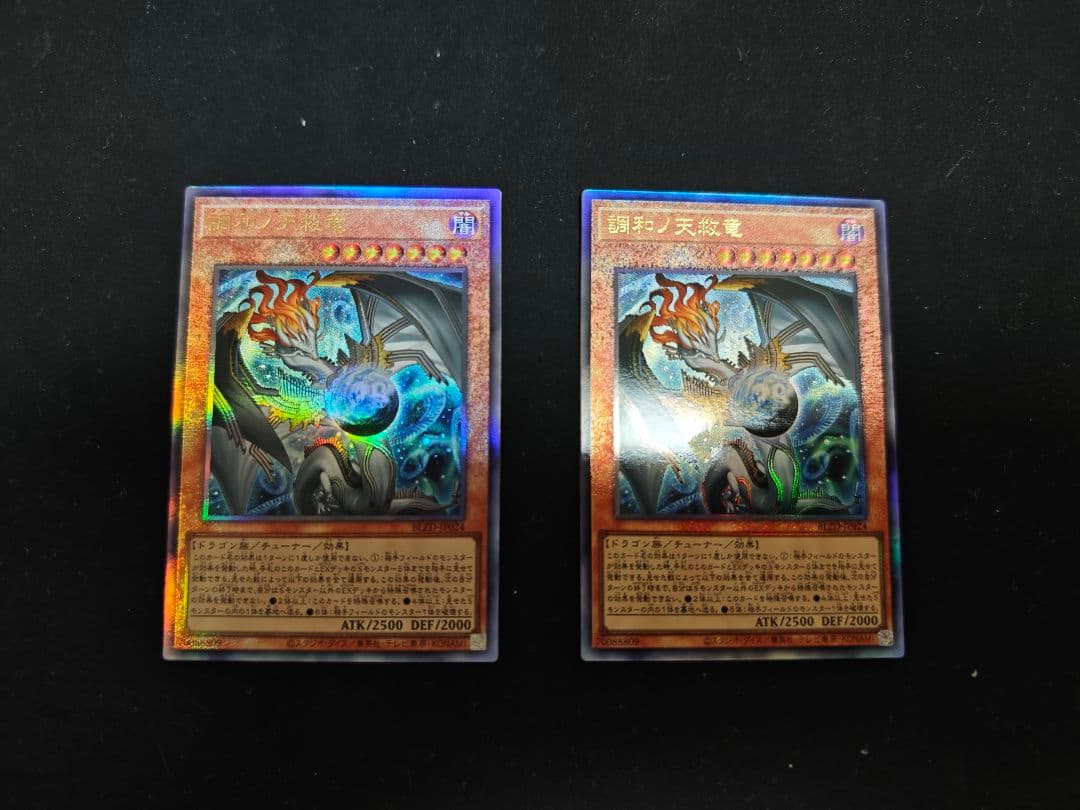 アジア版 遊戯王 調和ノ天救竜 フィドラウリス＝ハルモニア レリーフ 2枚