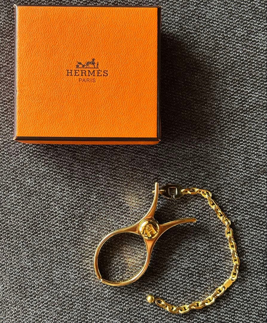 HERMES ゴールド グローブホルダー