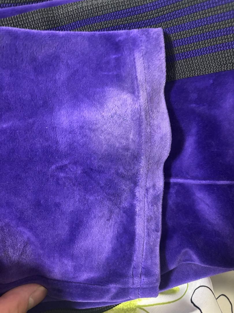 needles ベロア　トラックパンツ　紫　Mサイズ