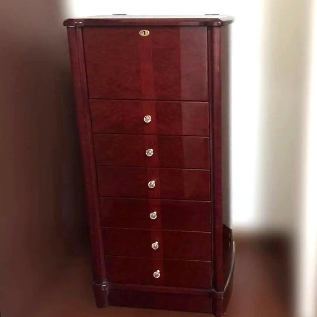 井上木工所　鍵付き　宝石箱