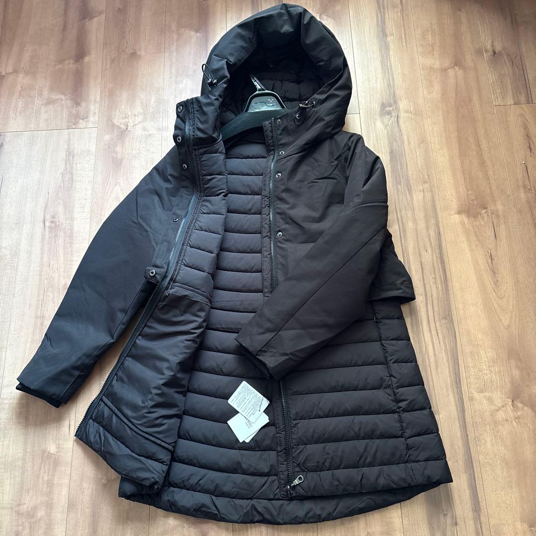 新品　スコットクラブ　定価¥2万9000円　ロングコート　黒　フード　ヤマダヤ