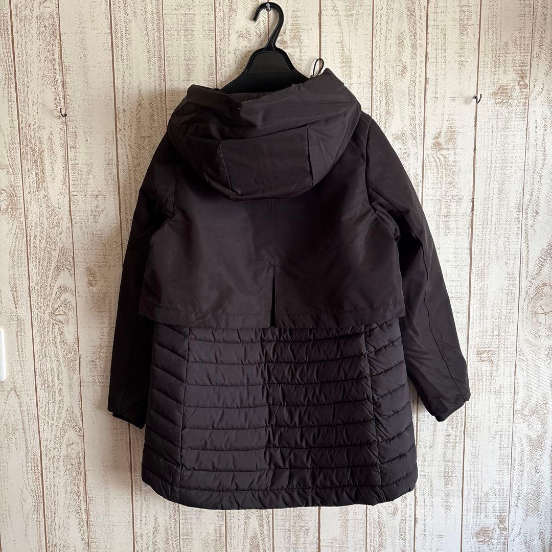 新品　スコットクラブ　定価¥2万9000円　ロングコート　黒　フード　ヤマダヤ