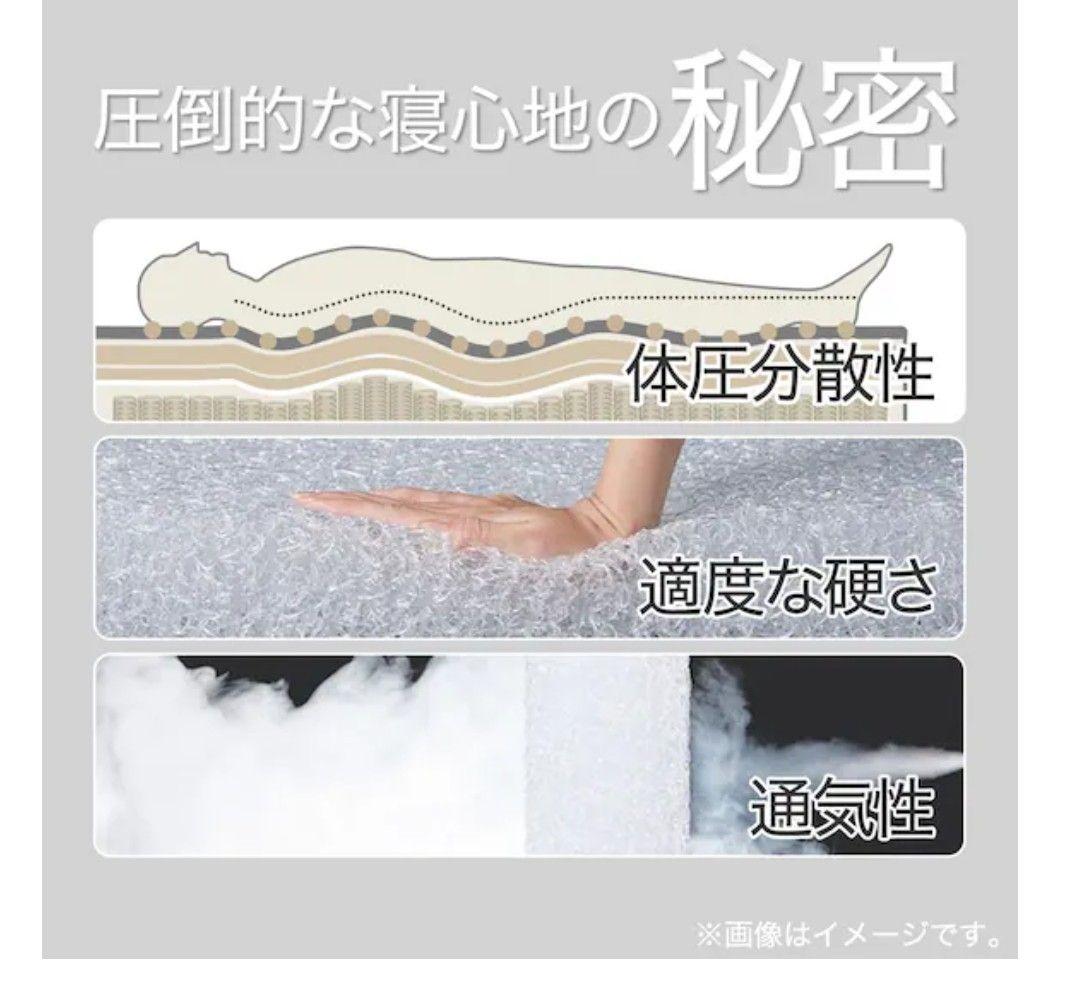 ニトリ シングル マットレス Nスリープ ハード H3-CC かため Hシリーズ