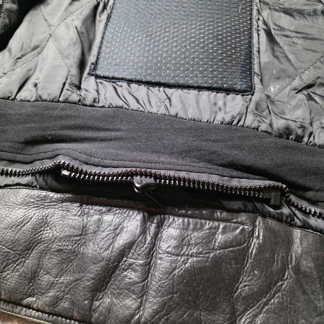 90sPoloSportsポロレザーレーシングジャケットライダースバイカーバイク