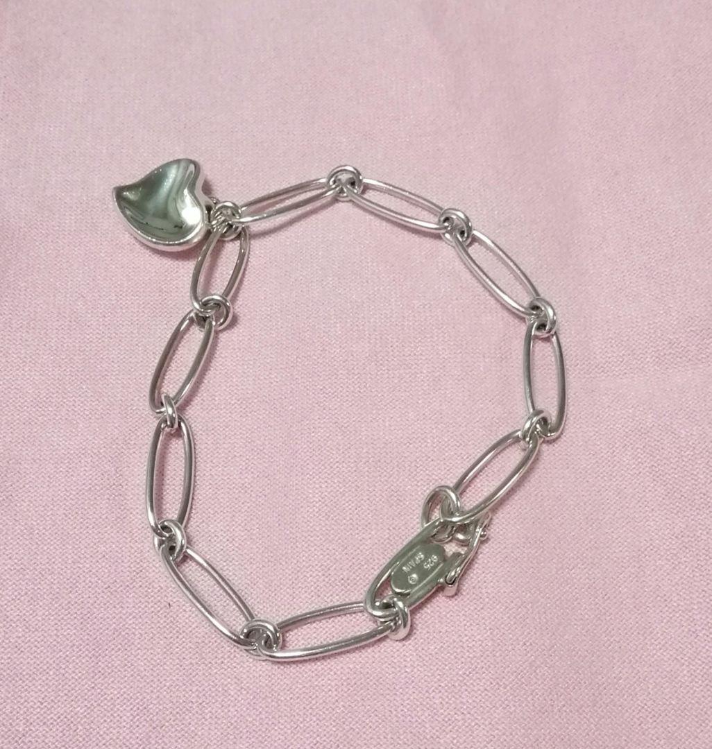 ティファニー エルサペレッティ カーブドハート ブレスレット