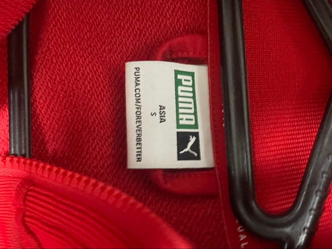 PUMA レッド ジャージ上下セット