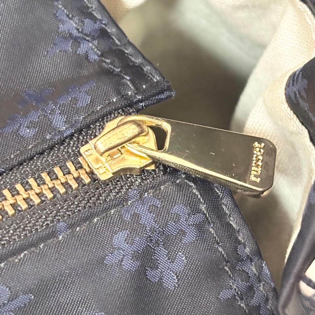 未使用級✨ラシット・トートバッグ手提げ肩掛け ナイロン ポケット多数 A4可