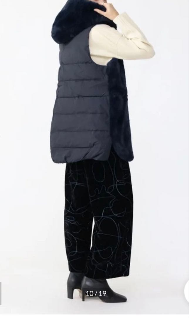 Ağa （アーガ）エコファーベスト ネイビー