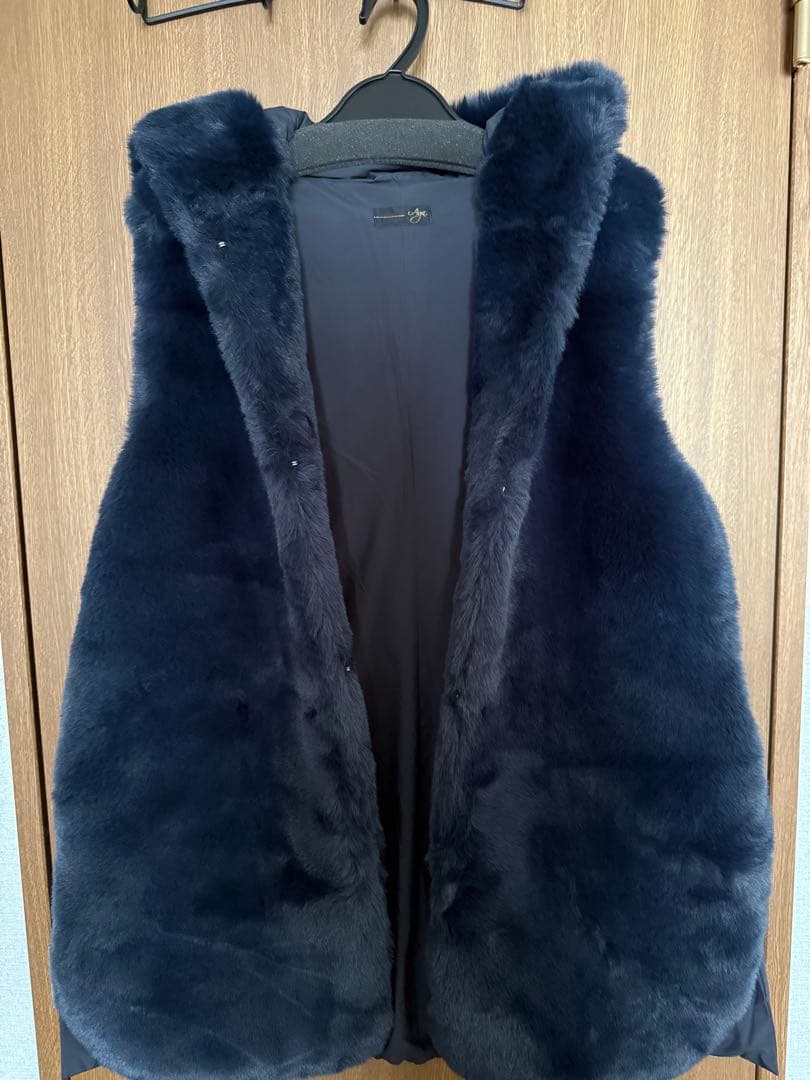 Ağa （アーガ）エコファーベスト ネイビー