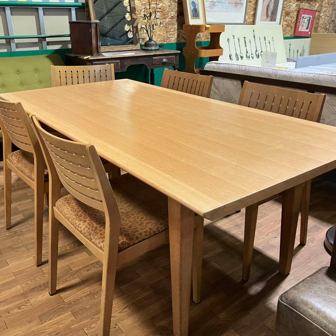 カンディハウス ハナコ ダイニングセット テーブル&チェア 6点