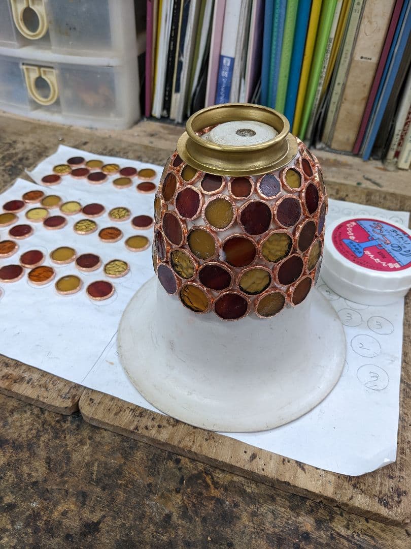 卓上ステンドグラスランプ