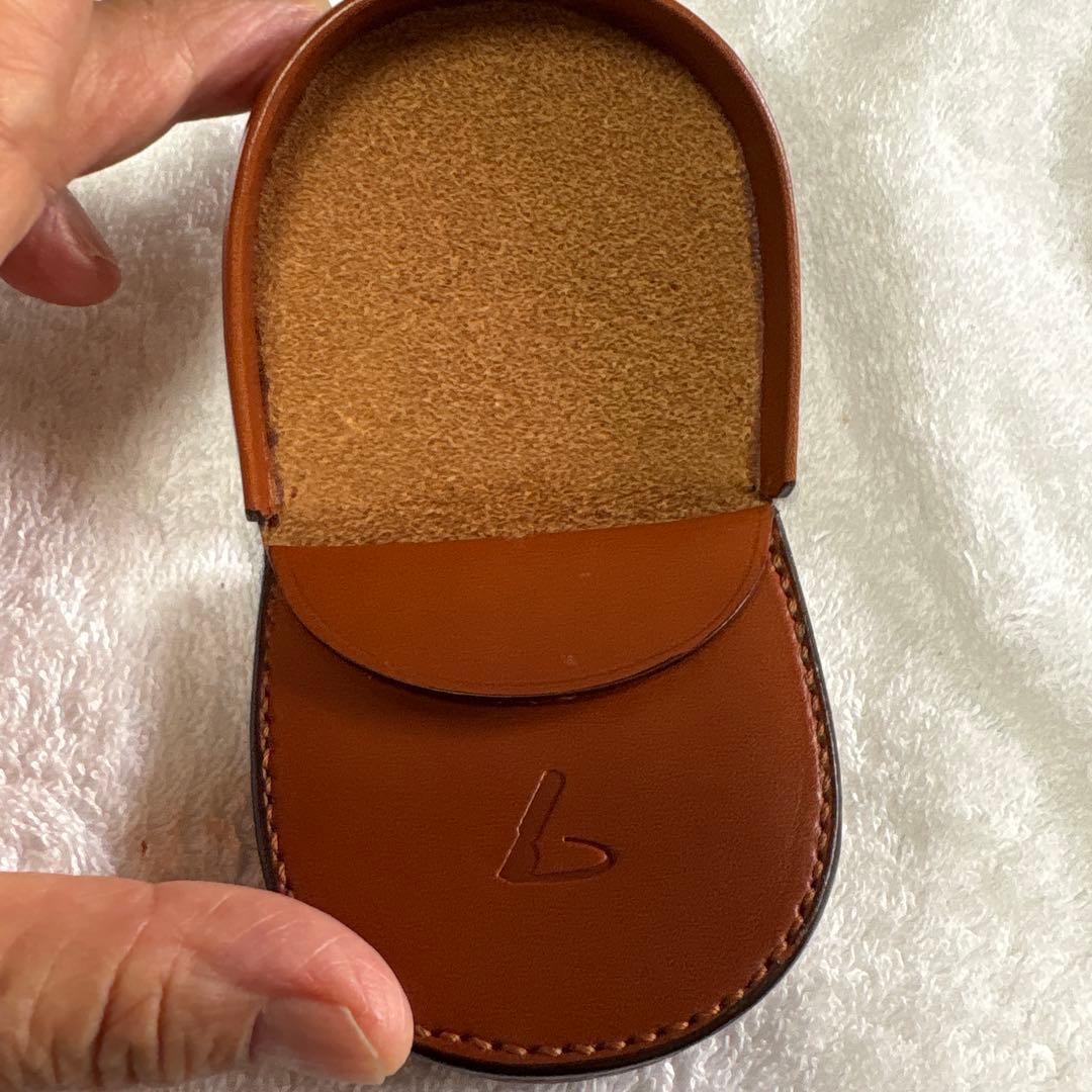 【新品未使用品】土屋鞄　馬蹄型ケース　ブラウンレザー