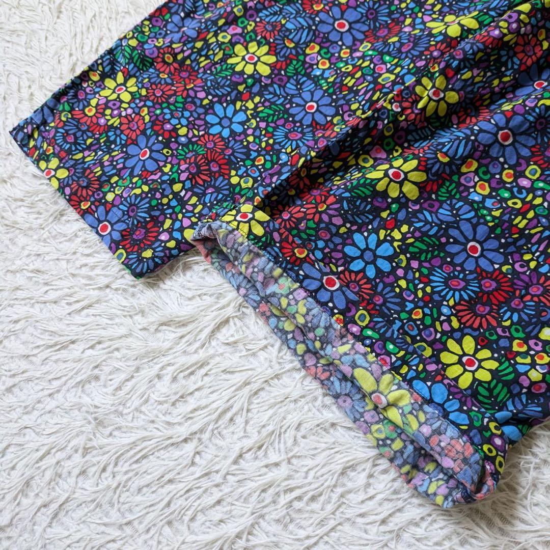 Bohemians/ボヘミアンズ　モザイクフラワーサロペット　サイズM 日本製