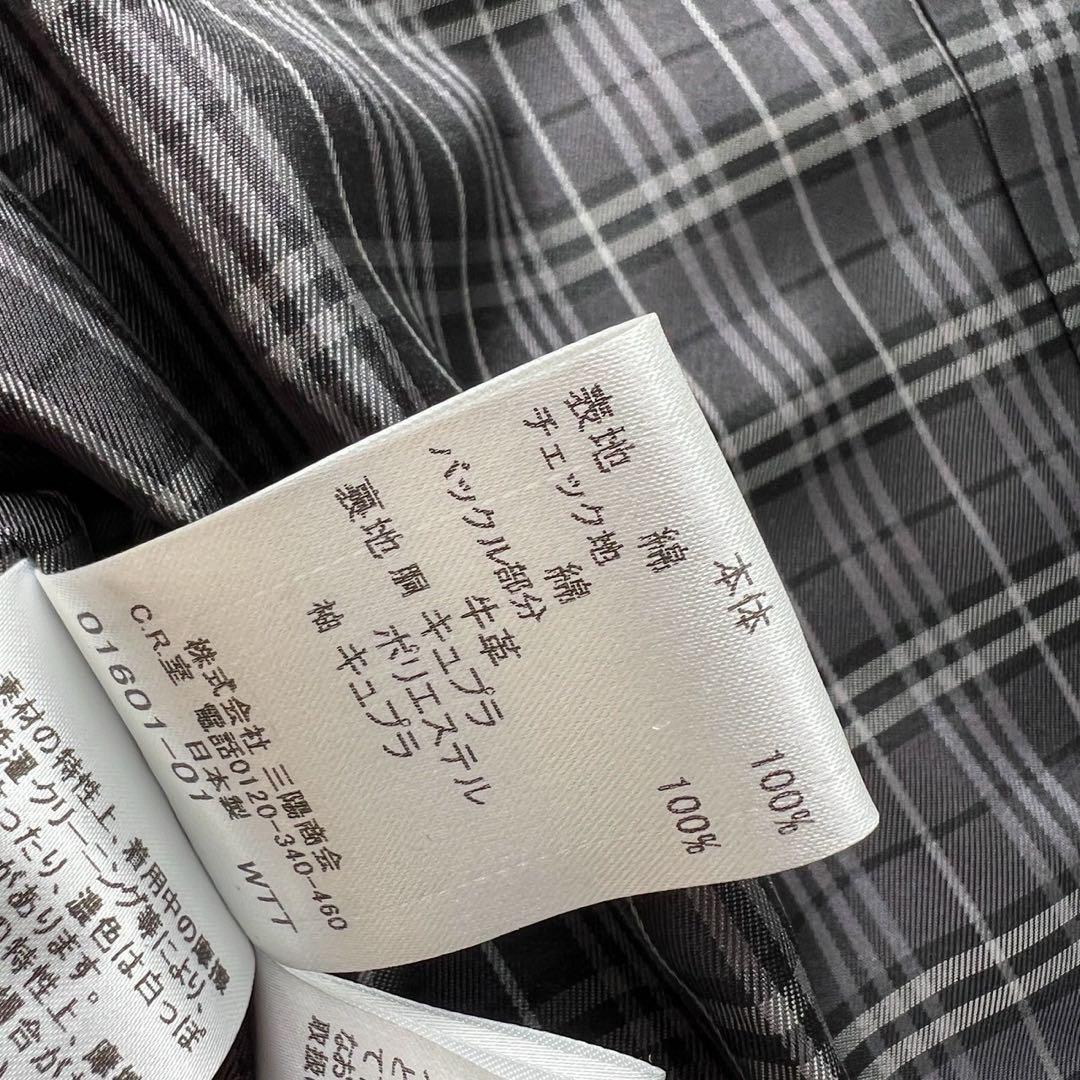 希少デッドストック　バーバリーブラックレーベル　トレンチコート　Lサイズ　赤