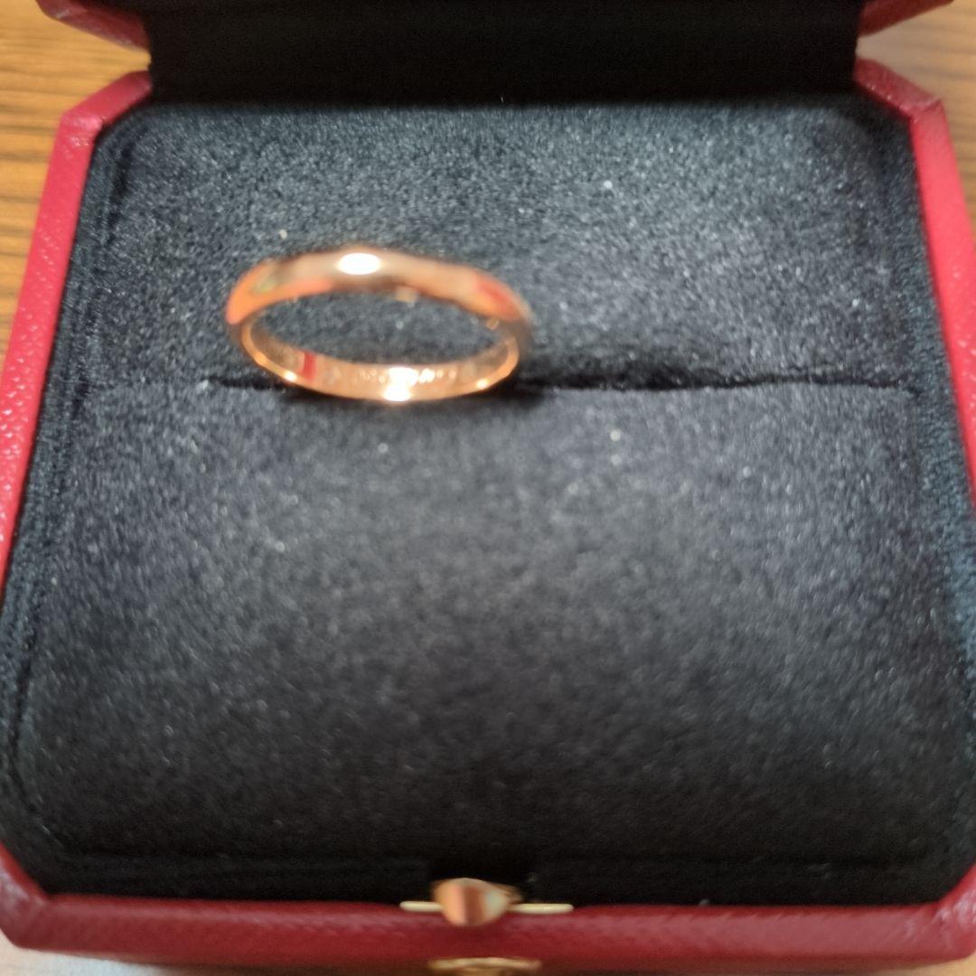 Cartier 1895ウェディング リング750YGダイヤ1P サイズ50