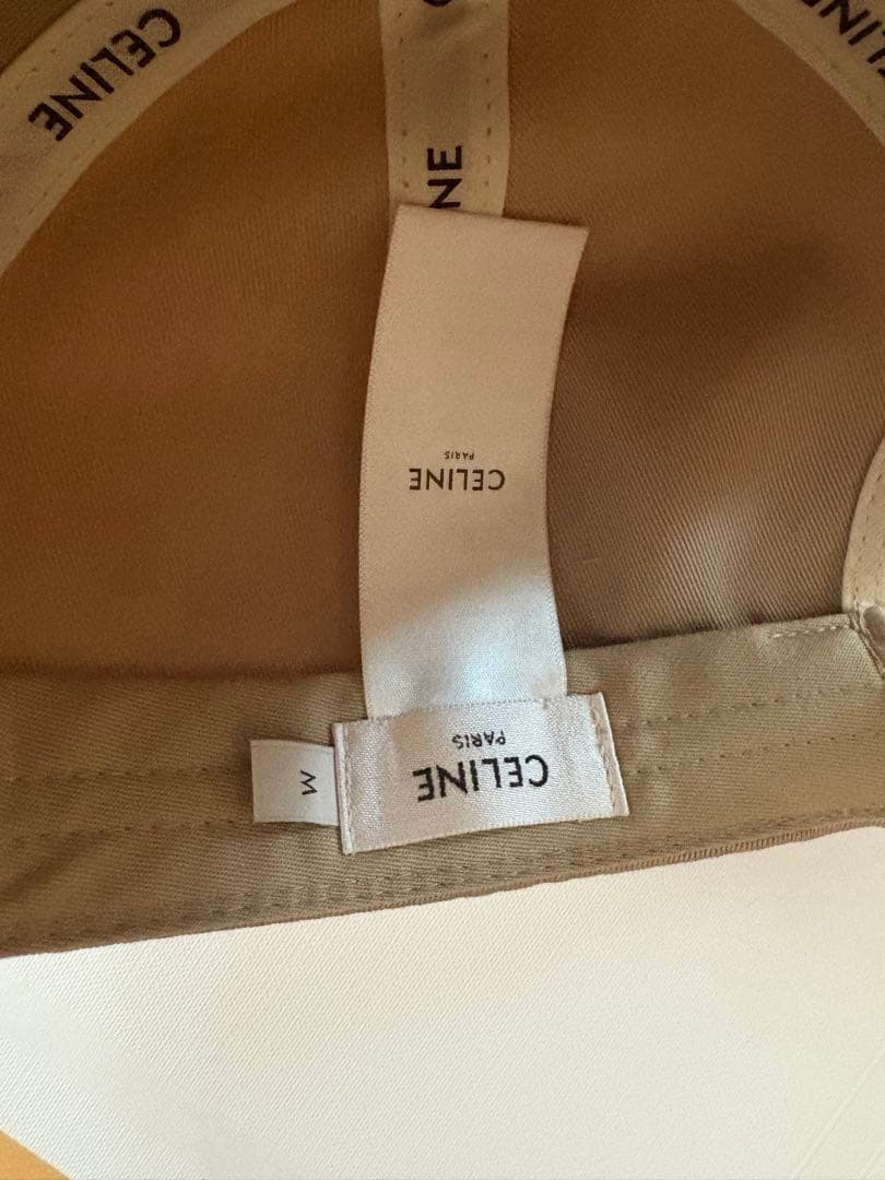 希少⭐︎CELINE ベースボールキャップ　ベージュ