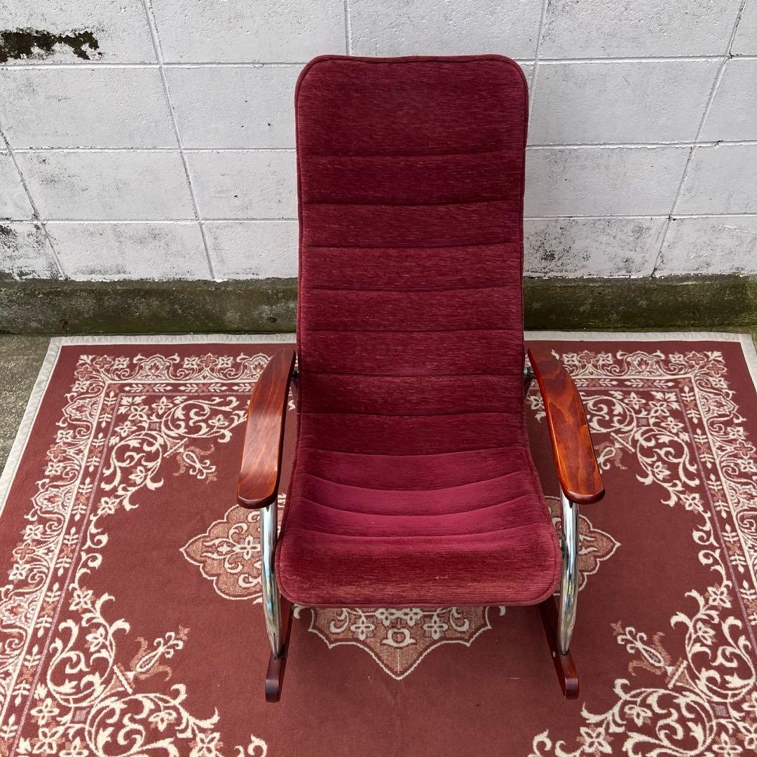 古家具ビンテージ品◾️ミッドセンチュリー ロッキングチェア レトロ 昭和