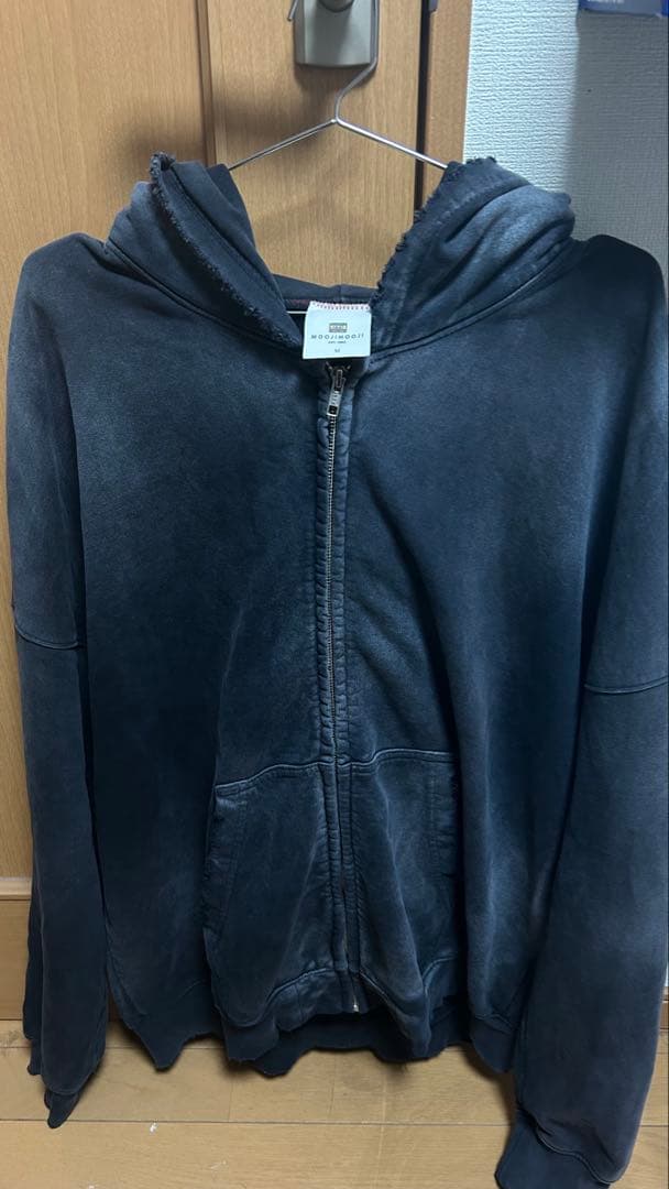 MoojiMooji アメリカ製 OVERSIZED ZIP-UP HOODIE