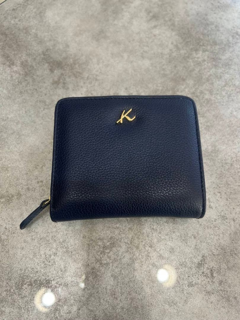 キタムラk2　2026福袋の財布　ネイビーレザー