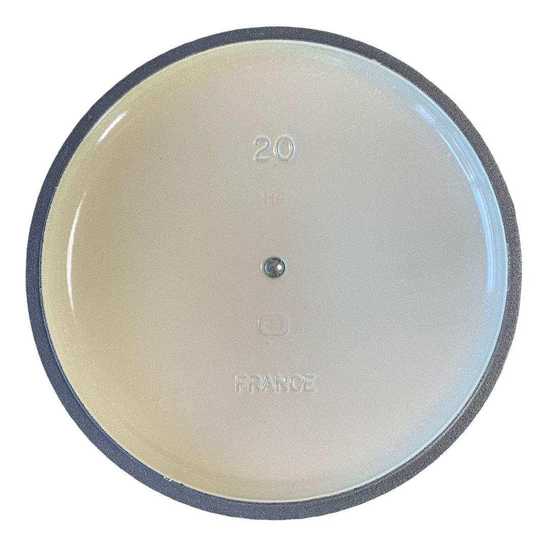 【未使用】希少カラー ル・クルーゼ ココット ロンド 20 グリーン 緑