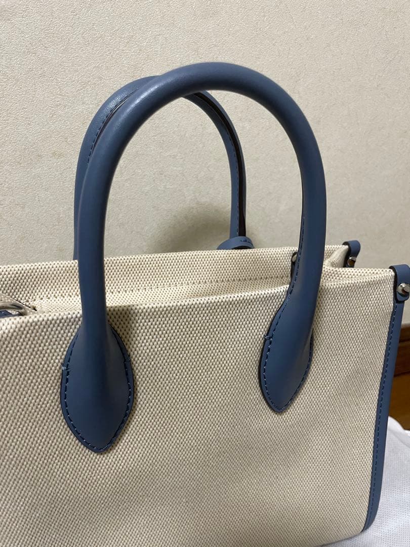 MICHAEL KORS トートバッグ ベージュ/ブルー
