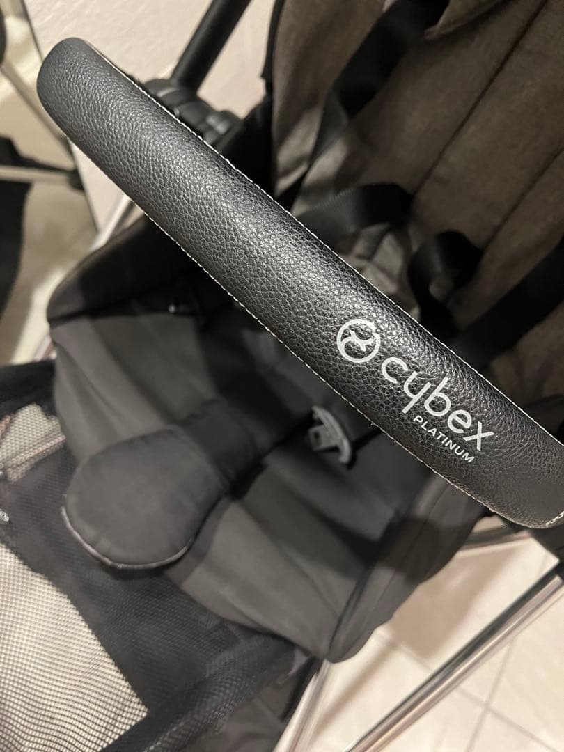 Cybex MIOSベビーカー グレー(ドリンクホルダー付き)