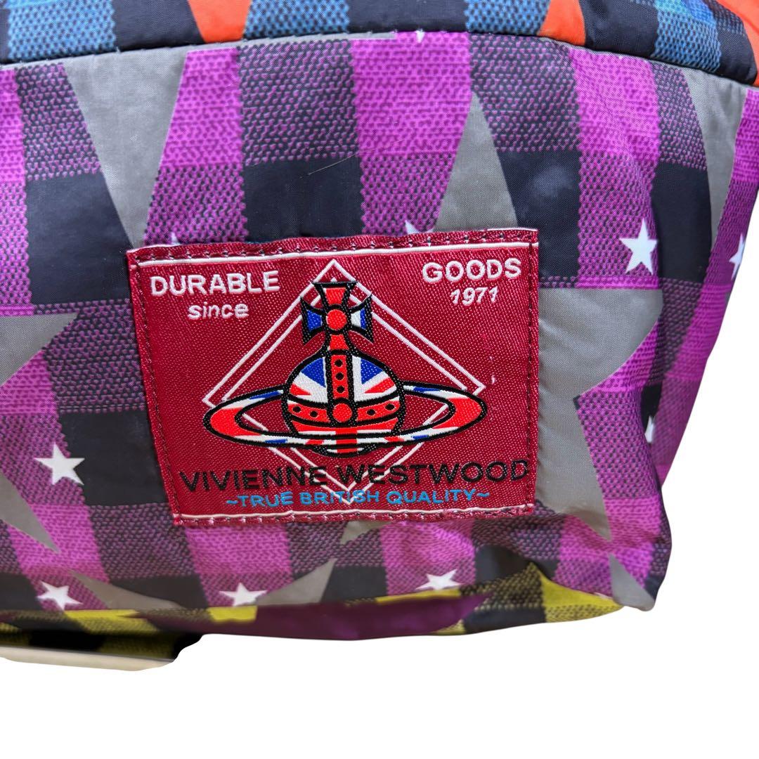 星がポイント‼️Vivienne Westwood カラフル星柄トートバッグ