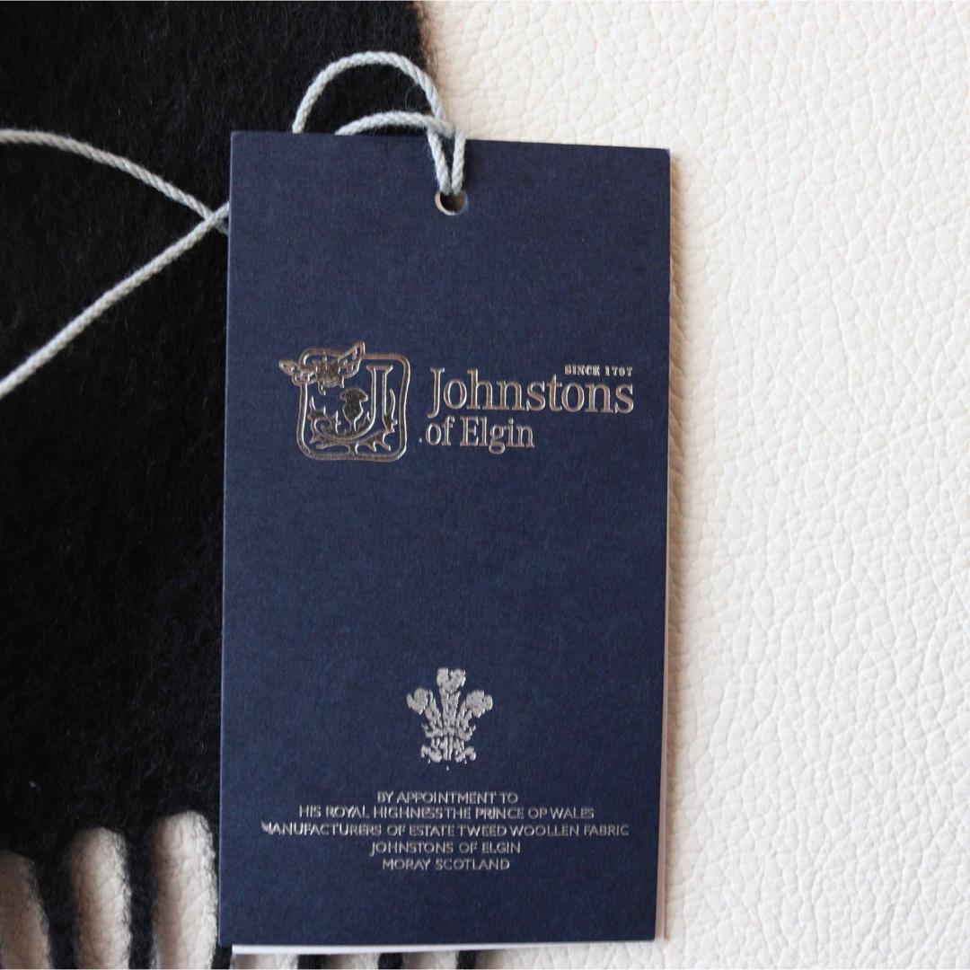 5408【未使用品】ジョンストンズ　大判ストール 無地 タグ付き