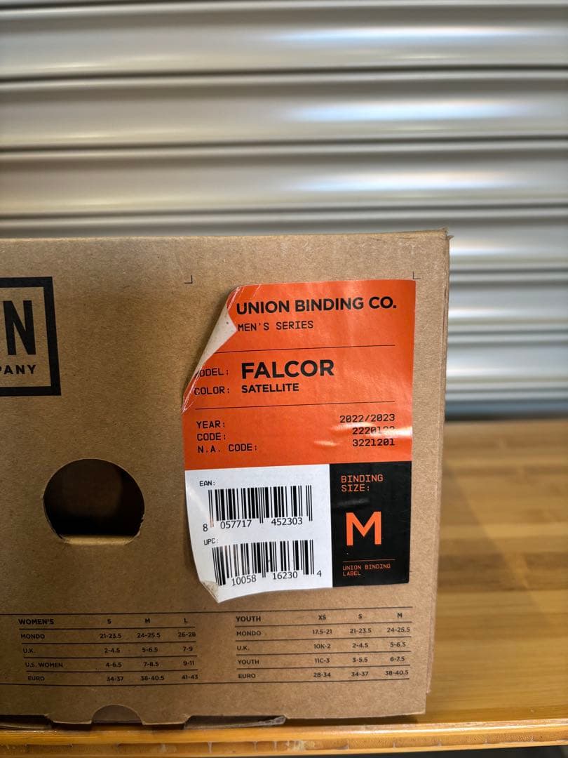 UNION FALCOR ビンディング M サイズ　22-23