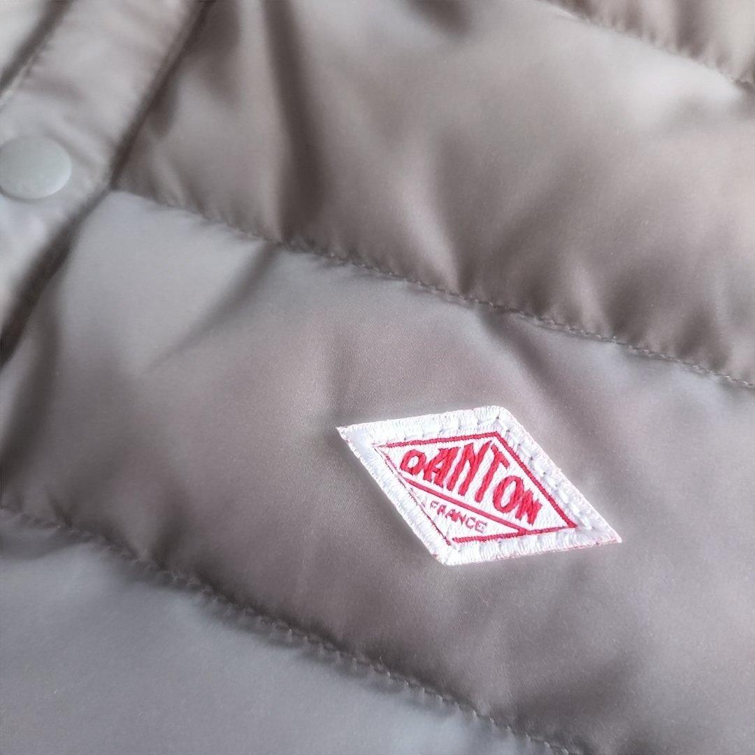 ダントン クルーネックダウン オリーブ Sサイズ