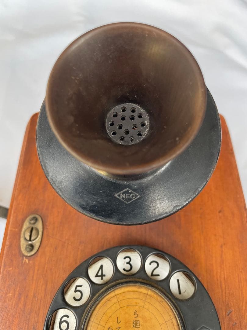 黒電話 昭和電話　東京電気　ダイヤル　昭和レトロ ビンテージ　戦前　大正　古道具