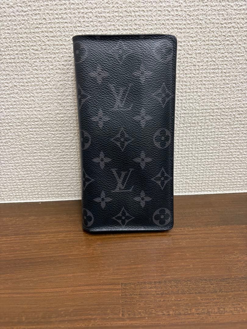LOUIS VUITTON エクリプス ポルトフォイユブラザ　イニシャル入り