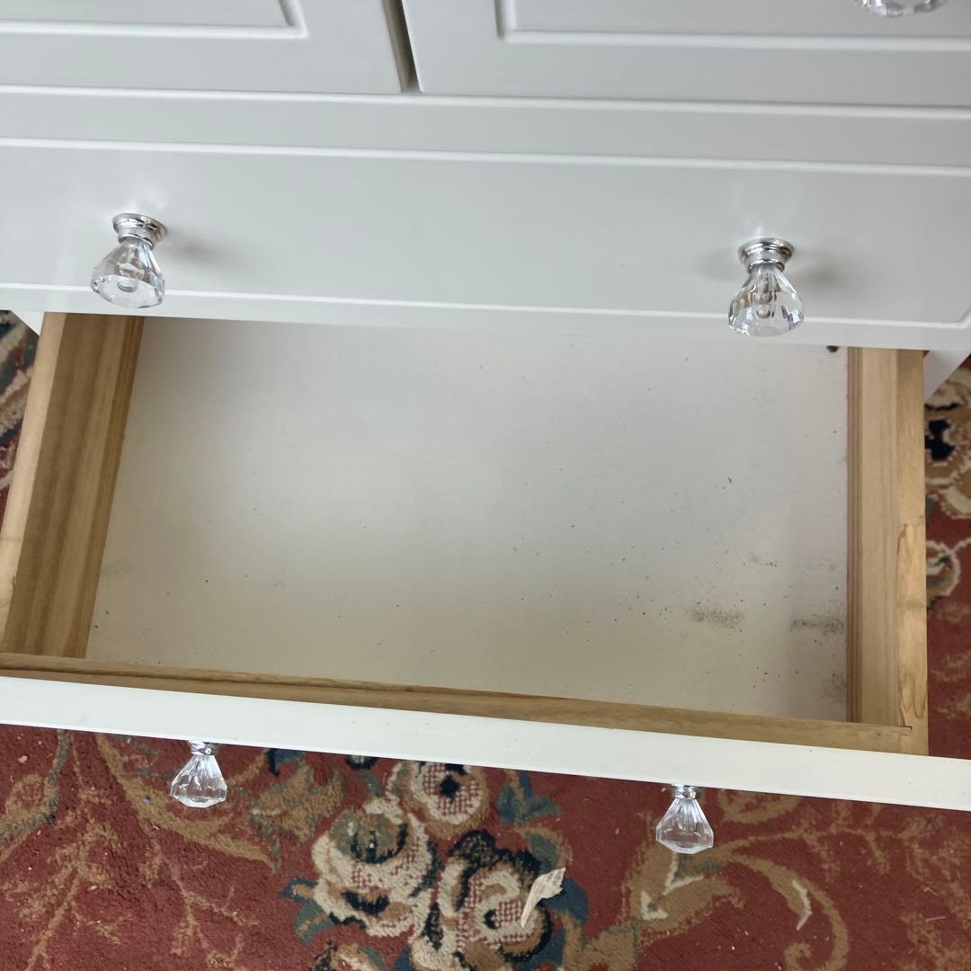 ロココレトロ 姫系 木製チェスト 6杯引き出し収納 タンス 古家具 クラシック