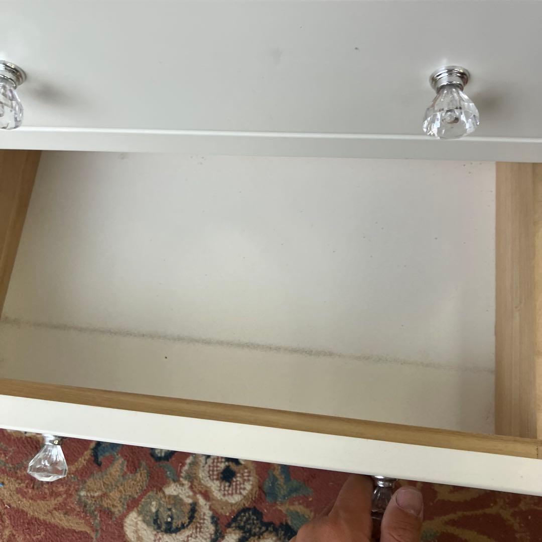 ロココレトロ 姫系 木製チェスト 6杯引き出し収納 タンス 古家具 クラシック