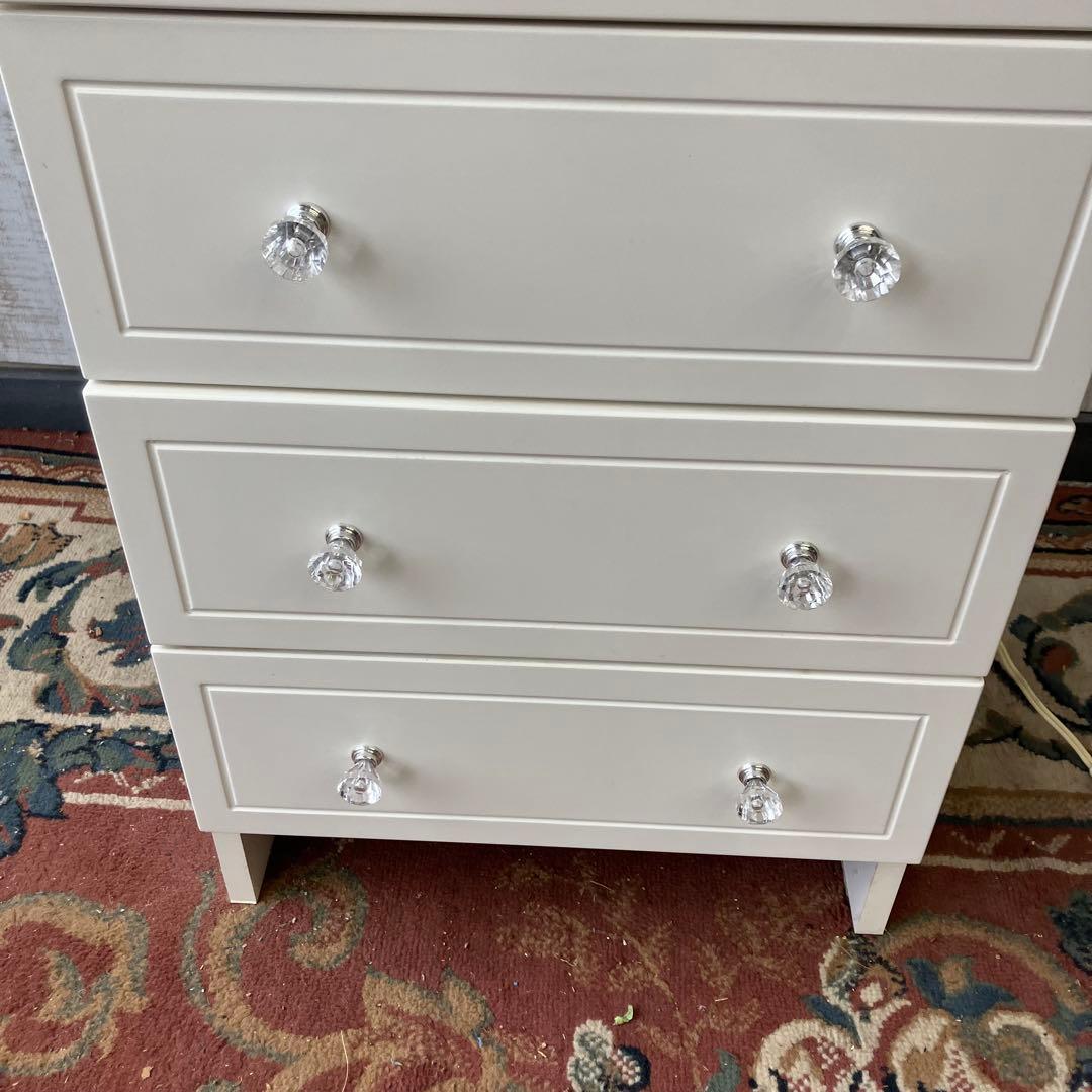 ロココレトロ 姫系 木製チェスト 6杯引き出し収納 タンス 古家具 クラシック