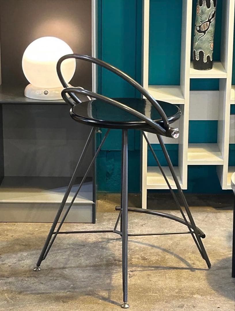 スチールパイプ×ウッドバーチェア【monoroom町田】