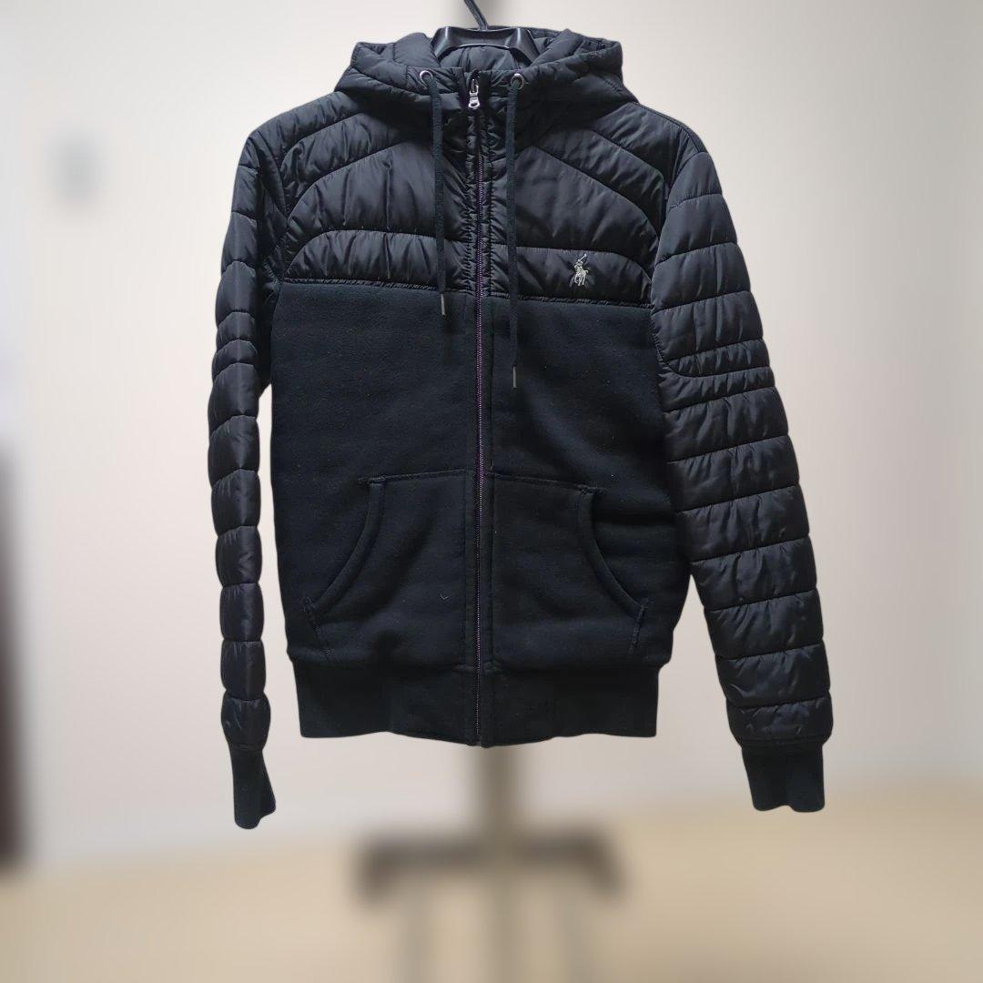 ポロ・ラルフ・ローレン フード付きジャンパー 黒