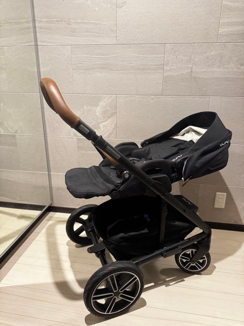 【人気美品】nuna mixxnext ベビーカー レインカバー・防寒シート付き